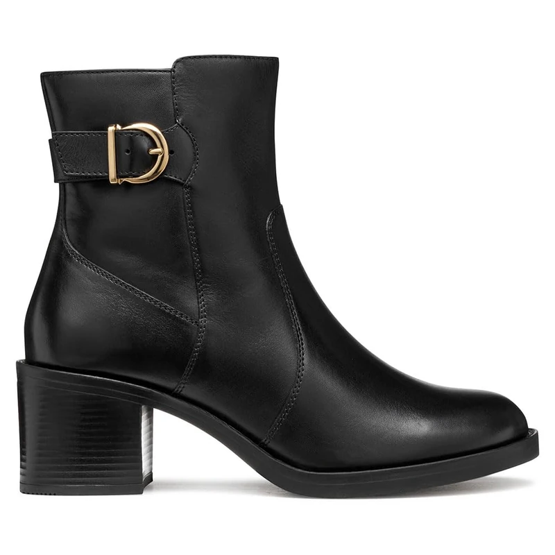 Geox Women's D Serilda 60 Ankle Boots - Black, Size 4 UK