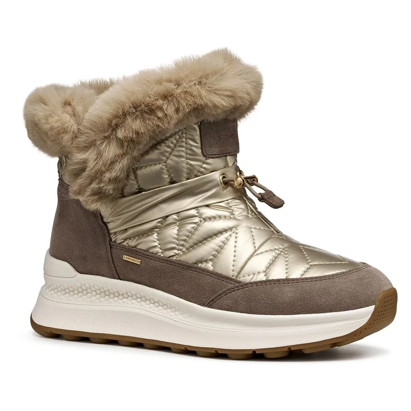 Geox Women's D Spherica Actif X2 Ankle Boot, Lt Taupe Taupe, 6 UK