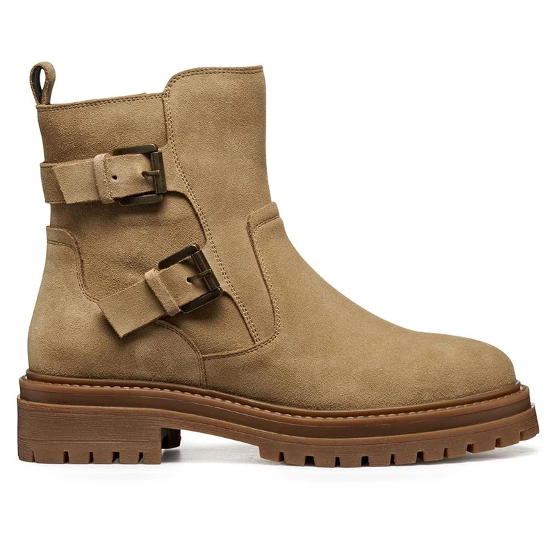 Geox Womens Diridea Ankle Boot, Beige, 3 UK