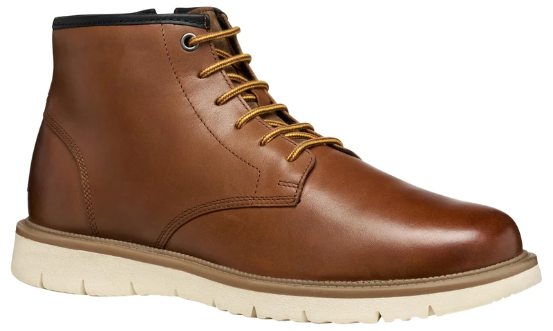 Geox Men's U POVE Ankle Boots, Light Brown, 40 EU, Light brown, 6.5 UK