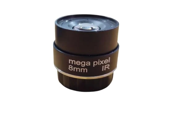 FS-LF0816IR-3H CCTV Camera Lens, 8mm Fixed Iris, CS Mount, 1/3” Format, F1.6 Aperture, 45° Horizontal Angle of View, High-Resolution Lens for Security Cameras
