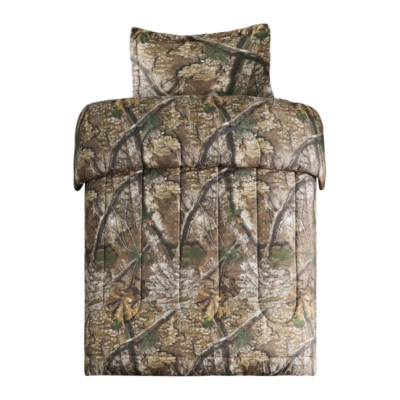 VISI-ONE Realtree APX Camo Twin 2 Piece Comforter Set – All-Season Lightweight Bedding for Kids, Toddlers, Teens, Girls & Nature Lovers, Ideal for Little Hunter’s Room, Outdoor Adventures