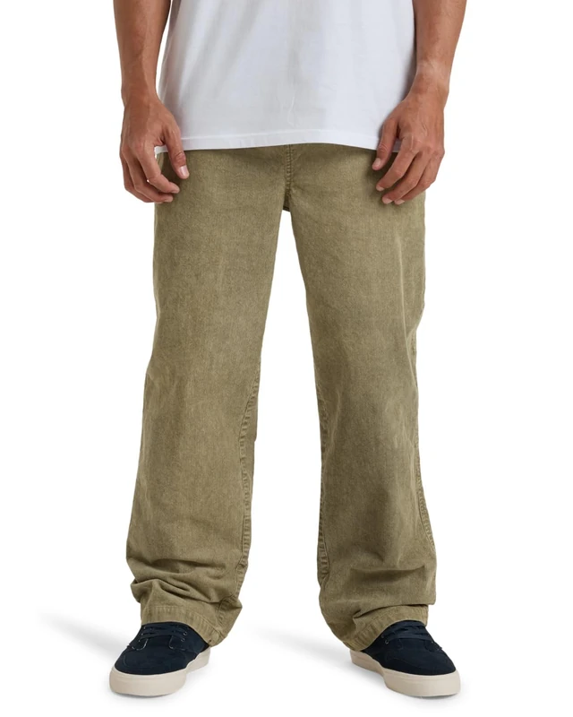 Billabong Elastic Waist Pants Larry Cord Pant Men's Brown S