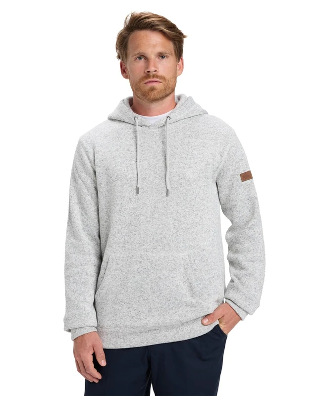 Quiksilver Fleece sweater KELLER HOODIE Men's Grey S