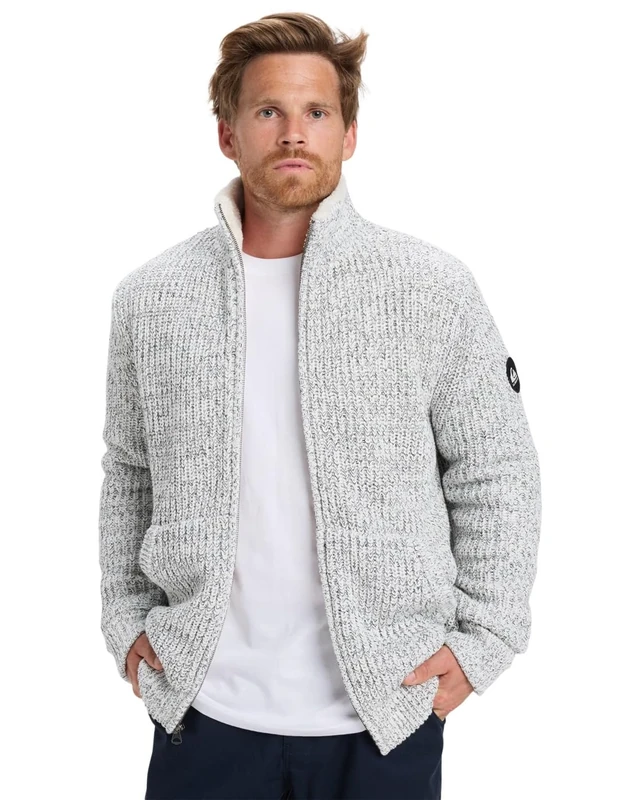 Quiksilver Cardigan BOKETTO Men's Grey L