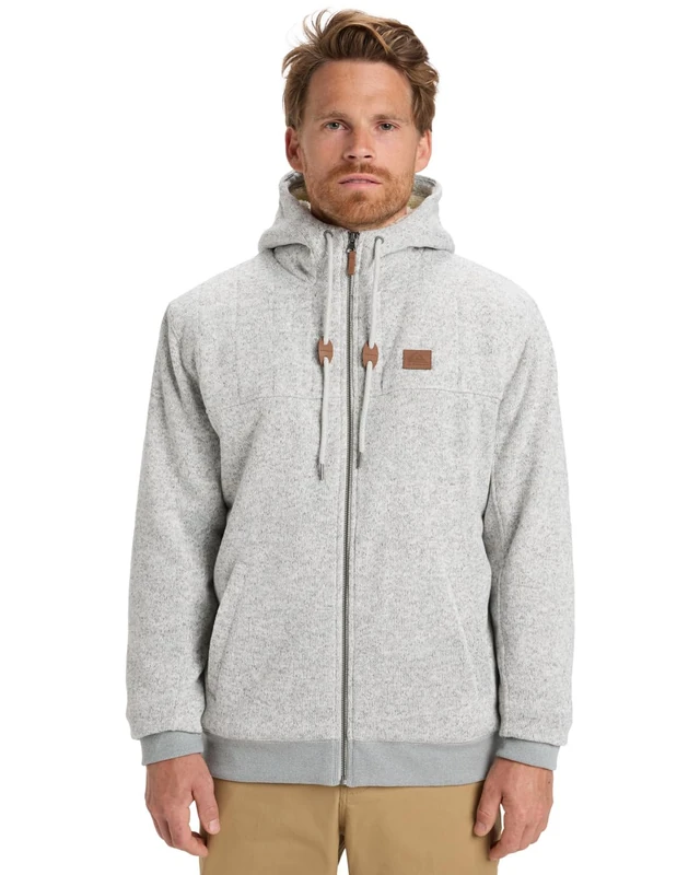 Quiksilver Fleece sweater CYPRESS KELLER Men's Grey L