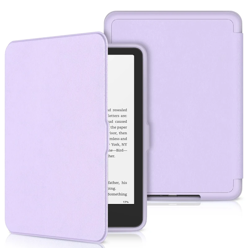 Premium PU Leather Case with Auto Sleep/Wake, Please See Blue for Compatibility - Violet