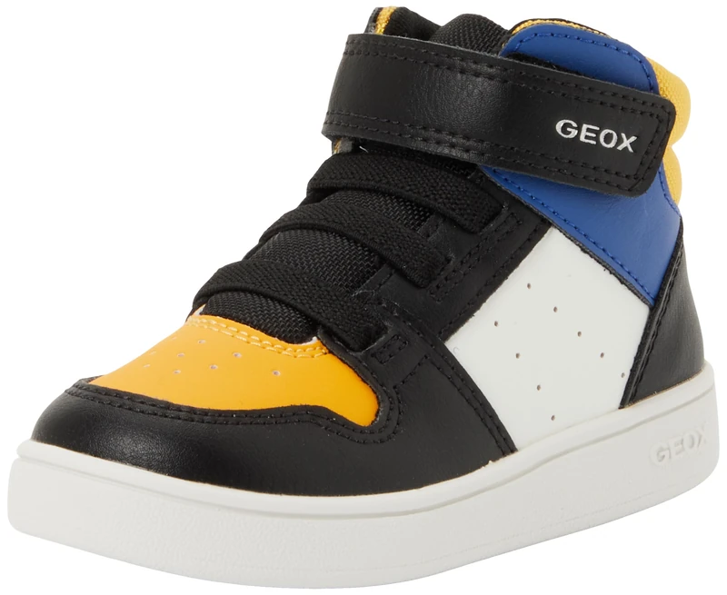Geox Baby B Eclyper Boy Sneakers Black/Dk Yellow, 24 EU