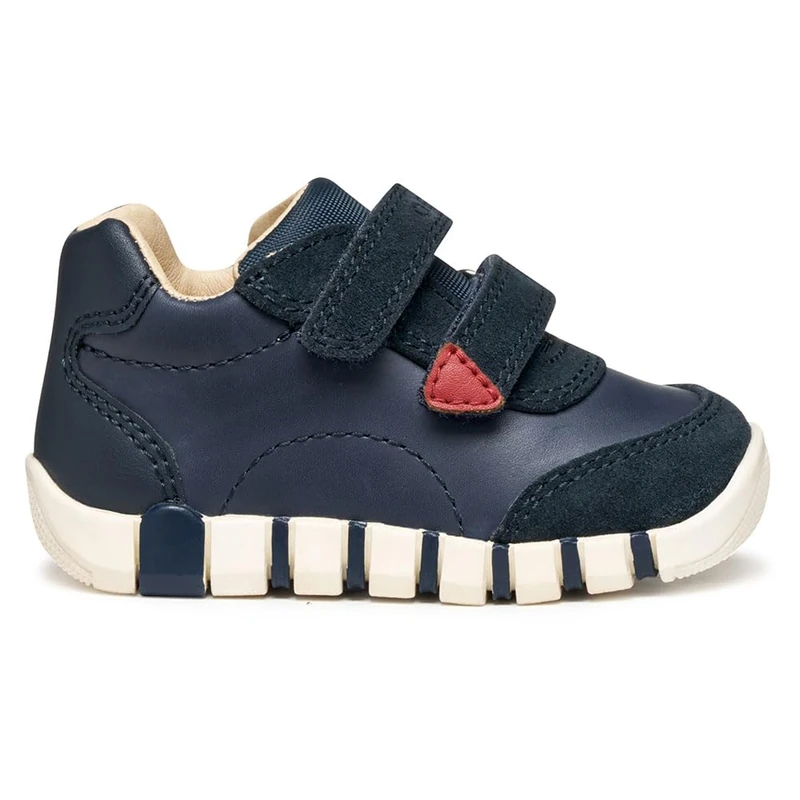 Geox Baby B Iupidoo Boy First Steps Navy/Red 19_EU
