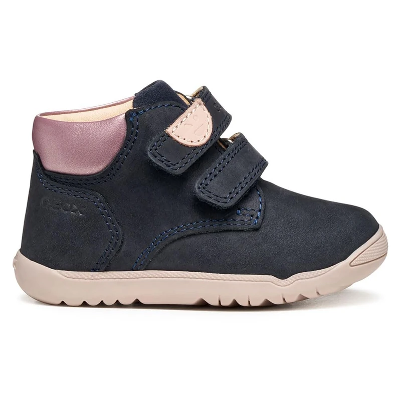 Geox Baby B Macchia Girl First Steps Navy/Lt Rose, 26 EU