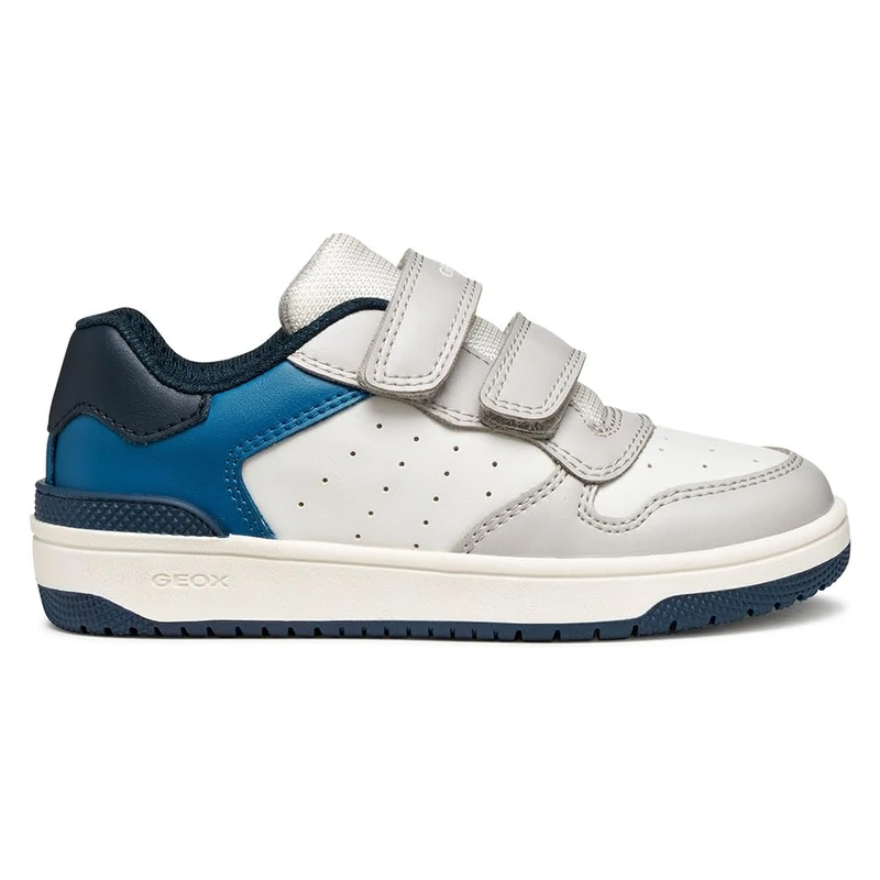 Geox Junior J Washiba Boy Sneakers White/Lt Grey, 26 EU