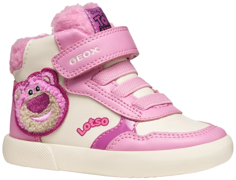 Geox Baby B Gisli Girl Sneakers Dk Pink/Off White, 27 EU