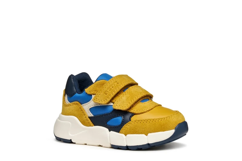 Geox Baby B Flexyper Mini Boy Sneakers Ochre/Bluette 27_EU