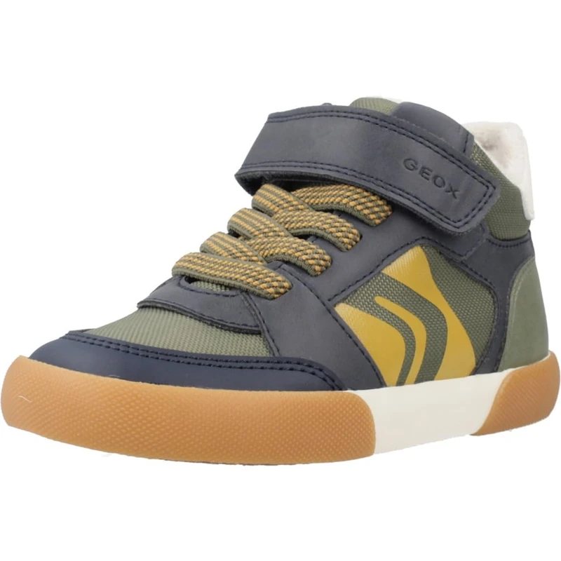 Geox Baby B GISLI BOY Sneaker, Military/Navy, 7 UK Child