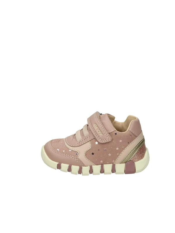 Geox Baby B Iupidoo Girl First Steps Antique Rose/Platinu 22_EU - Image 1