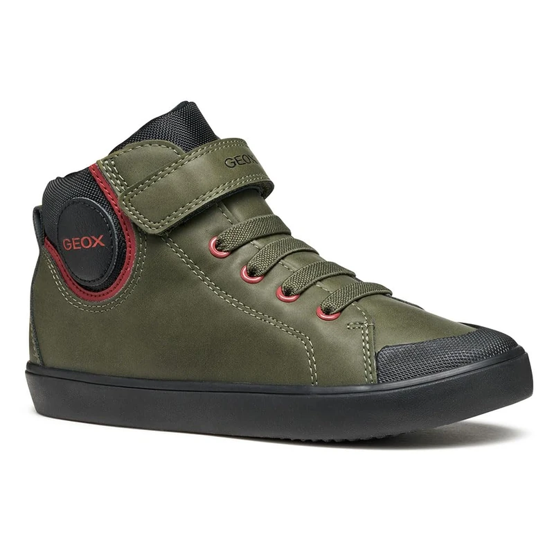 Geox Junior J Gisli Boy Sneakers Dk Green/Black, 28 EU