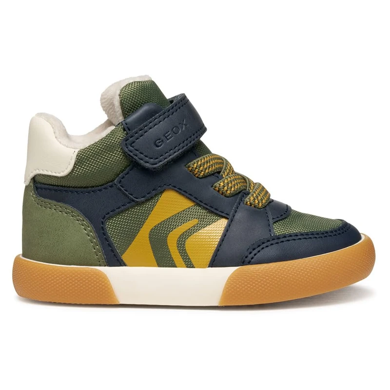 Geox Baby B Gisli Boy Sneakers Military/Navy, 21 EU