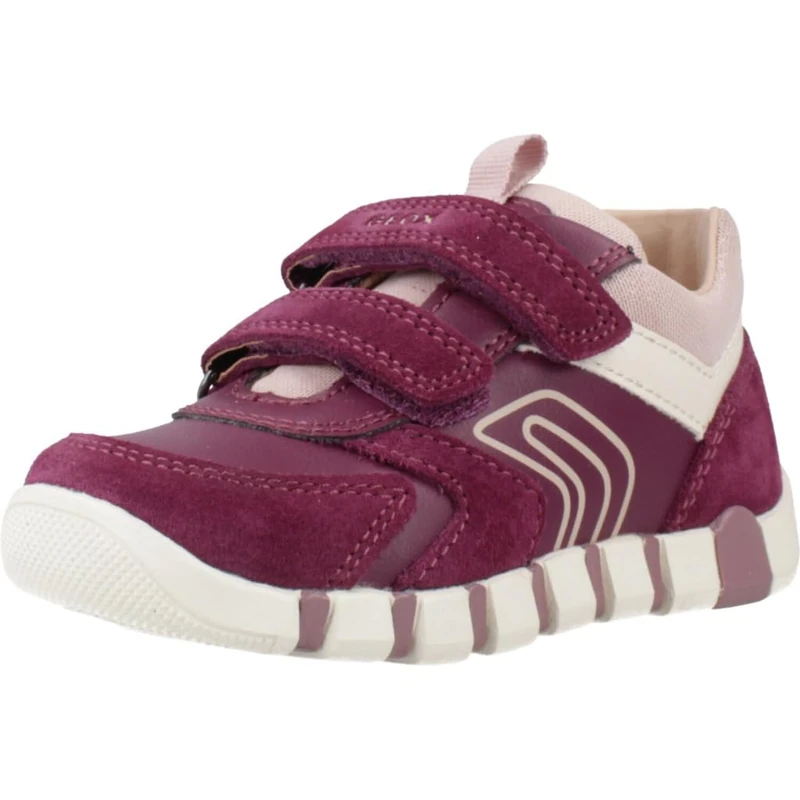 Geox Baby B Iupidoo Girl First Steps Dk Purple/Rose, 25 EU