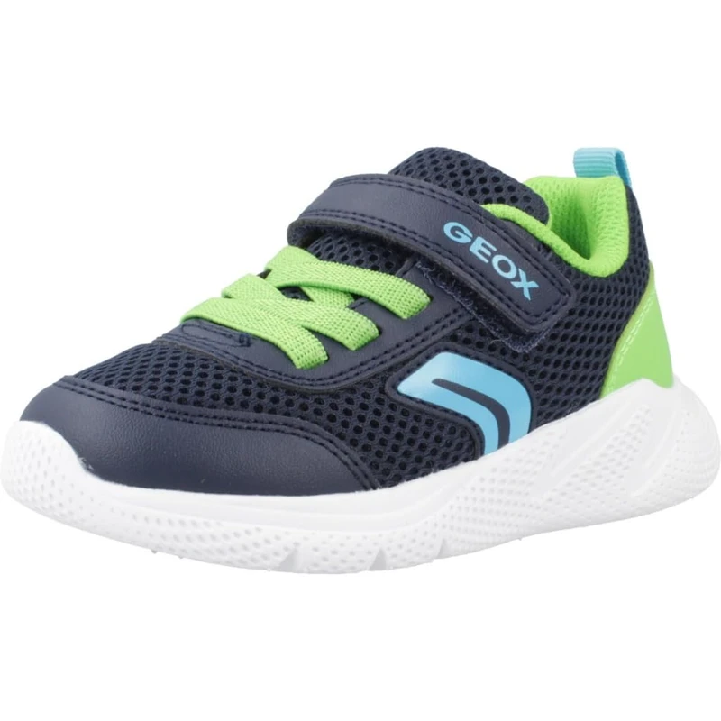 Geox Baby B Sprintye Boy Sneakers Navy/Lime, 26 EU - Image 1