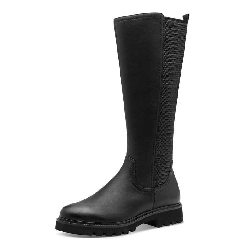 Jana Women’s Boots with Zip Vegan, Black, 8 UK