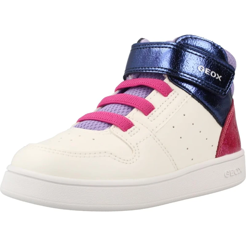 Geox Baby B Eclyper Girl Sneakers White/Lavender, 21 EU