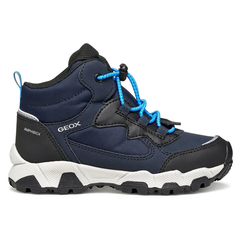 Geox Junior J Magnetar Boy B ABX Sneakers Navy/Sky, 33 EU