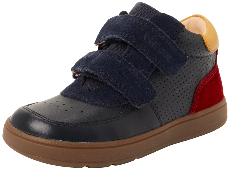 Geox Baby B Biglia Boy First Steps Navy/Red, 26 EU