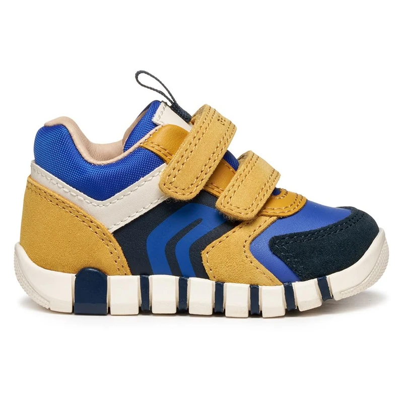 Geox Baby B Iupidoo Boy First Steps Ochre/Royal, 25 EU