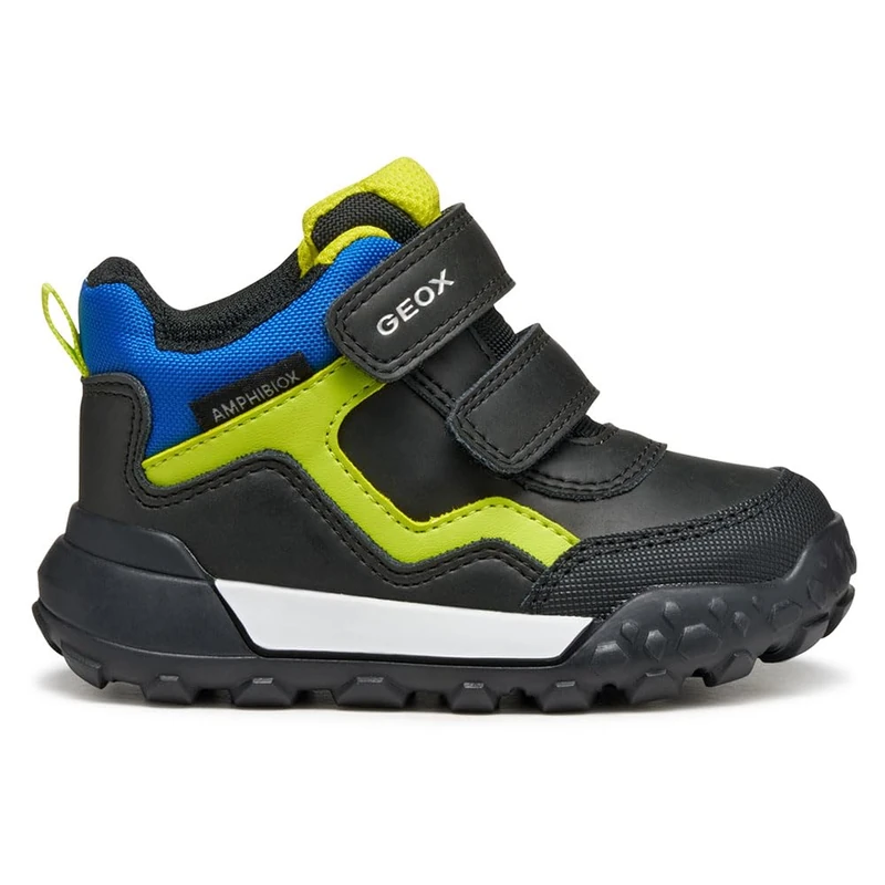 Geox Baby B Trekkyup Boy B ABX Shoes Black/Fluo Green 21_EU