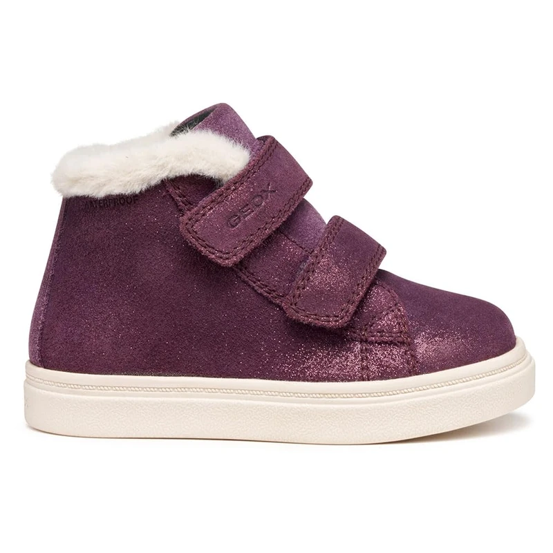 Geox Baby B NASHIK Girl WPF Sneaker, Violet, 7 UK Child