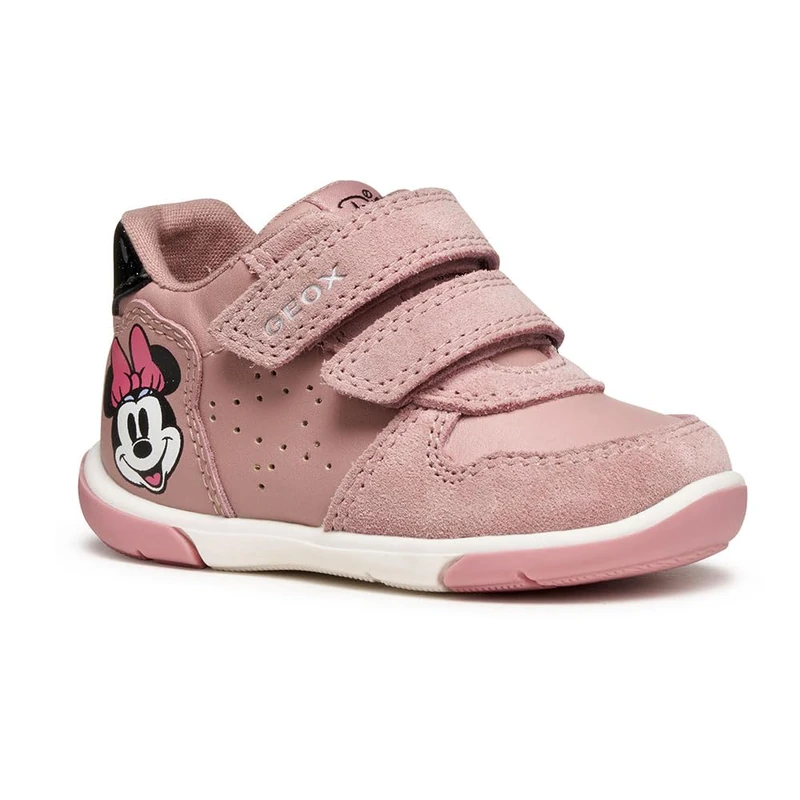 Geox Baby B Zapito Girl First Steps Antique Rose/Black 25_EU