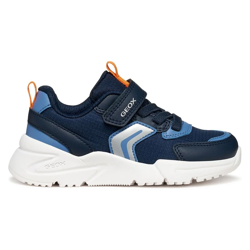 Geox Junior J Loftus Boy Sneakers Navy/Orange, 32 EU