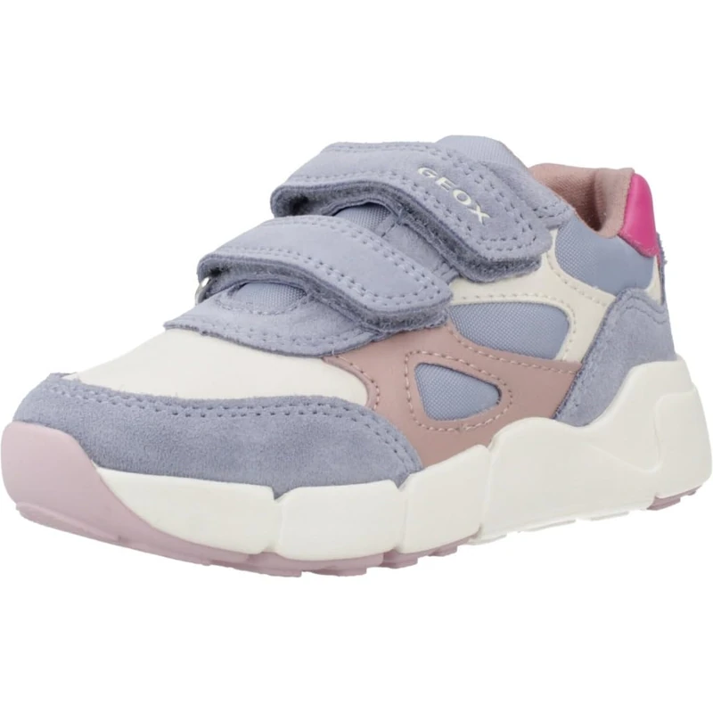 Geox Baby B FLEXYPER MINI Girl Sneaker, LT AVIO/Pink, 7 UK Child