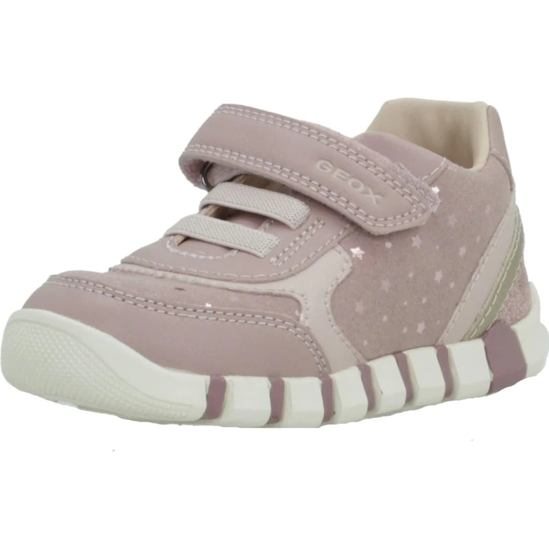 Geox Baby B Iupidoo Girl First Steps Antique Rose/Platinu 26_EU