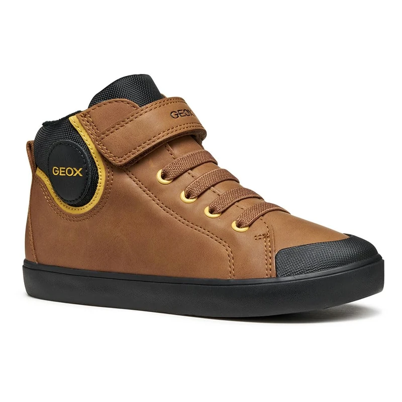 Geox Junior J Gisli Boy Sneakers Brown/Black, 30 EU