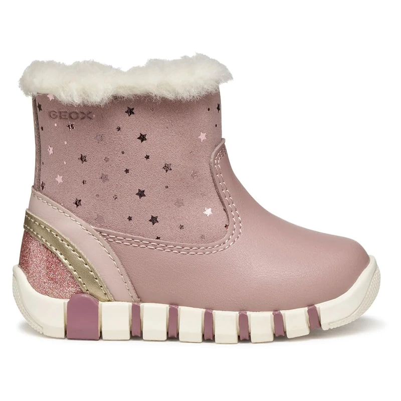 Geox Baby B Iupidoo Girl First Steps Antique Rose/Platinu 25_EU
