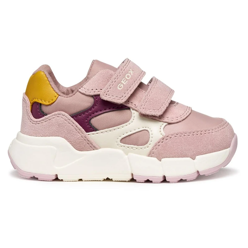 Geox Baby B Flexyper Mini Girl Sneakers Old Rose/Bordeaux 25_EU - Image 1