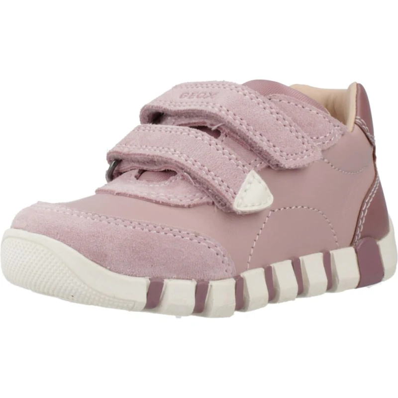 Geox Baby B IUPIDOO Girl First Walker Shoe, Antique Rose, 6 UK Child