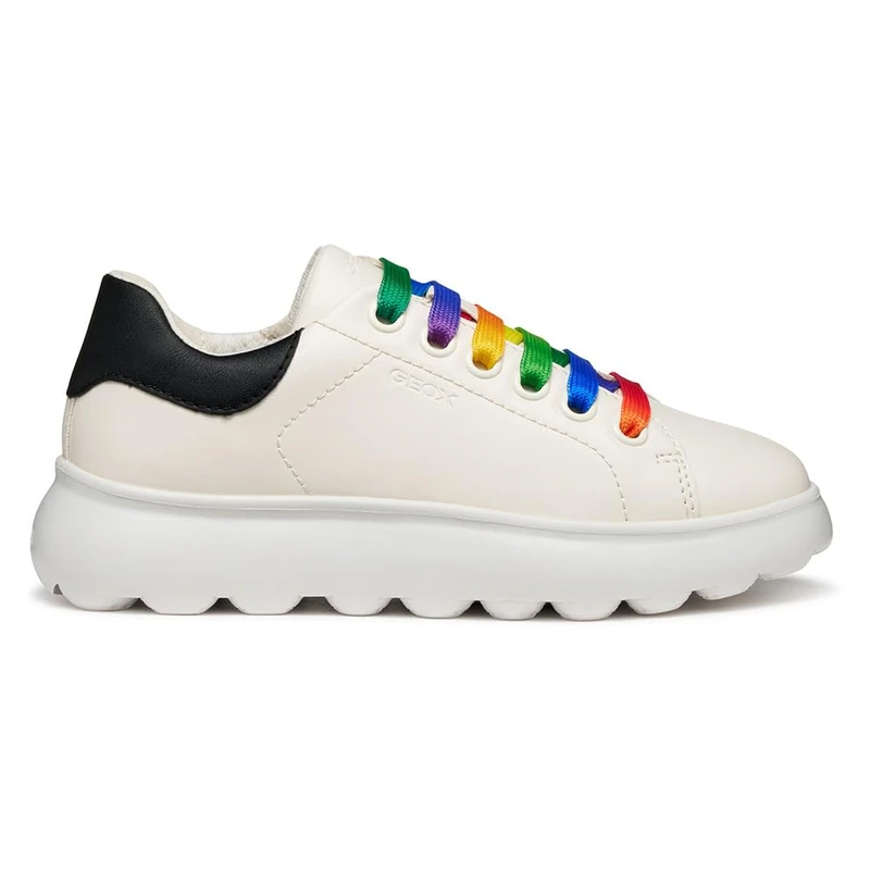 Geox Junior J Puffypop Girl Sneakers White/Multicolor, 30 EU
