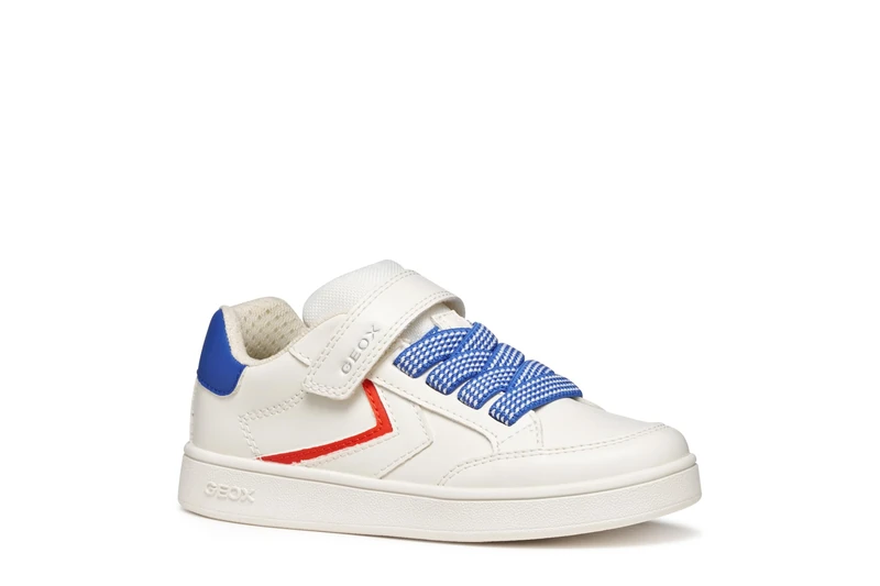 Geox Junior J Eclyper Boy Sneakers White/Lt Red, 28 EU