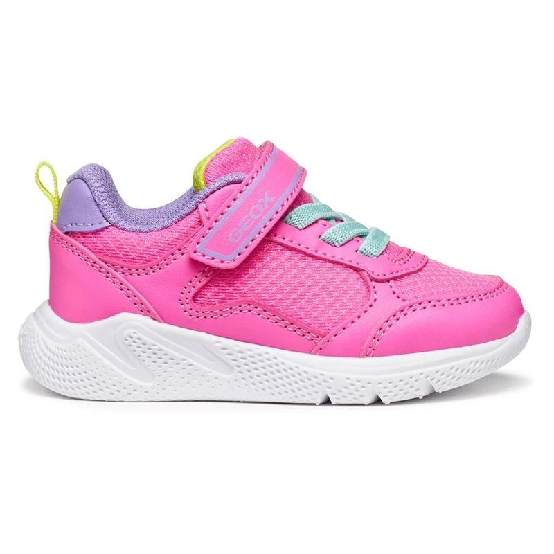 Geox Baby B Sprintye Girl Sneakers Fluo Fuchsia/Dk Lila, 26 EU