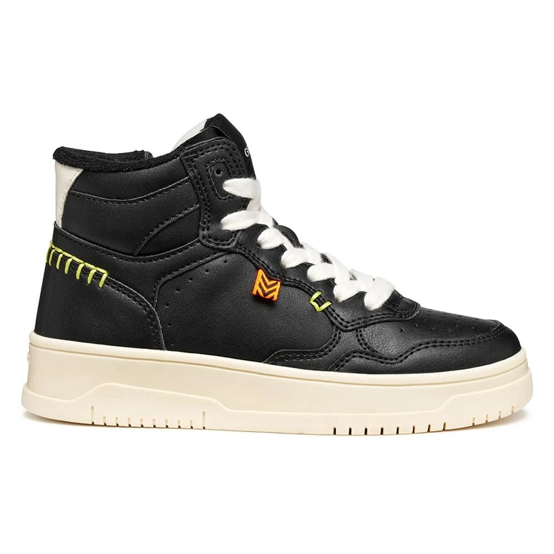 Geox Junior J Lestrella Girl Sneakers, Black, 39 EU - Image 1