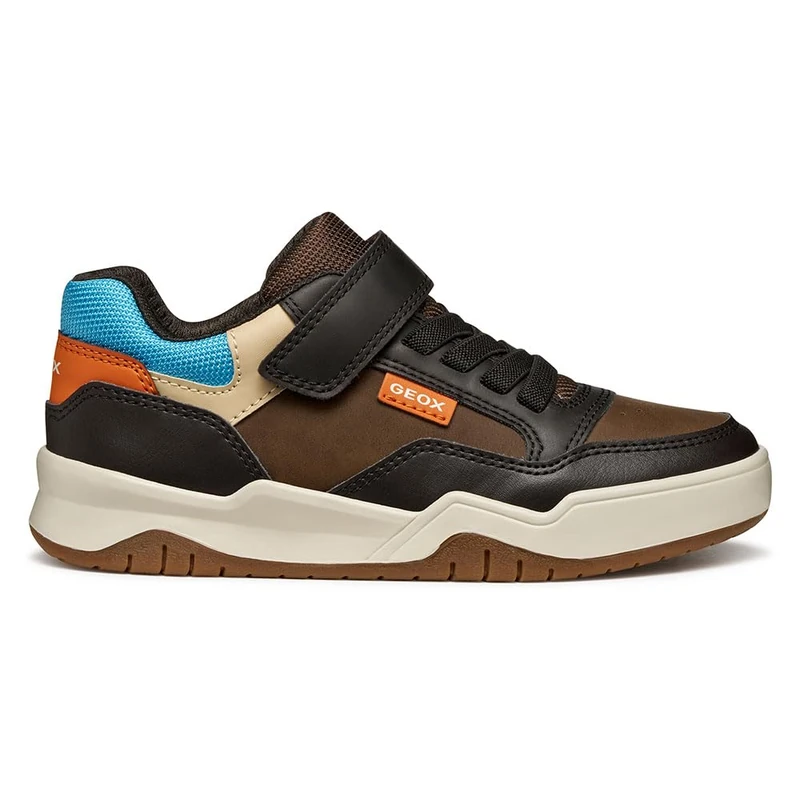 Geox Junior J Perth Boy Sneakers Brown/Lt Blue 35_EU