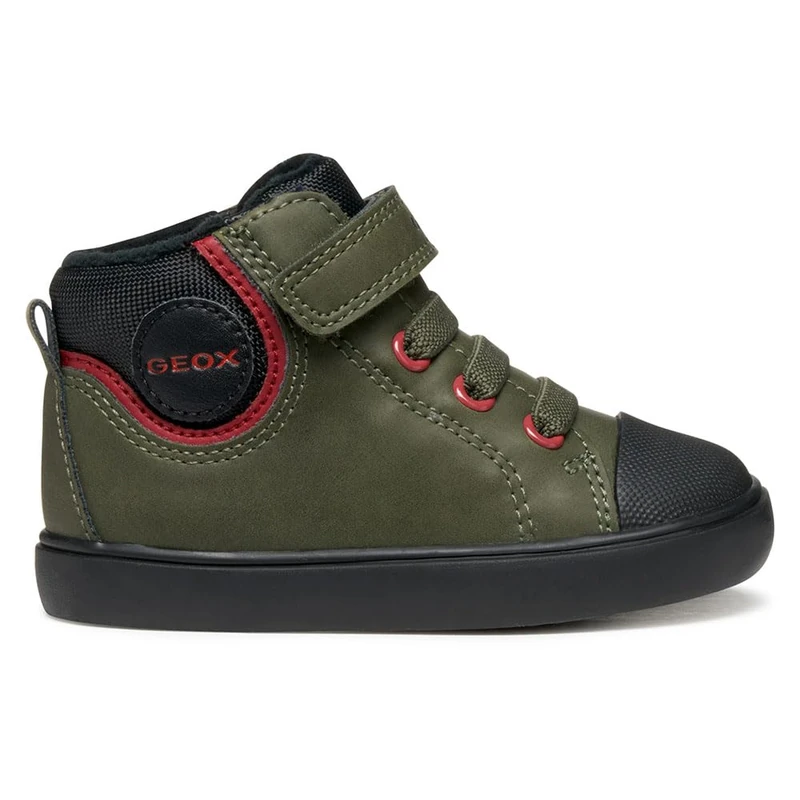 Geox Baby B Gisli Boy Sneakers Dk Green/Black, 23 EU