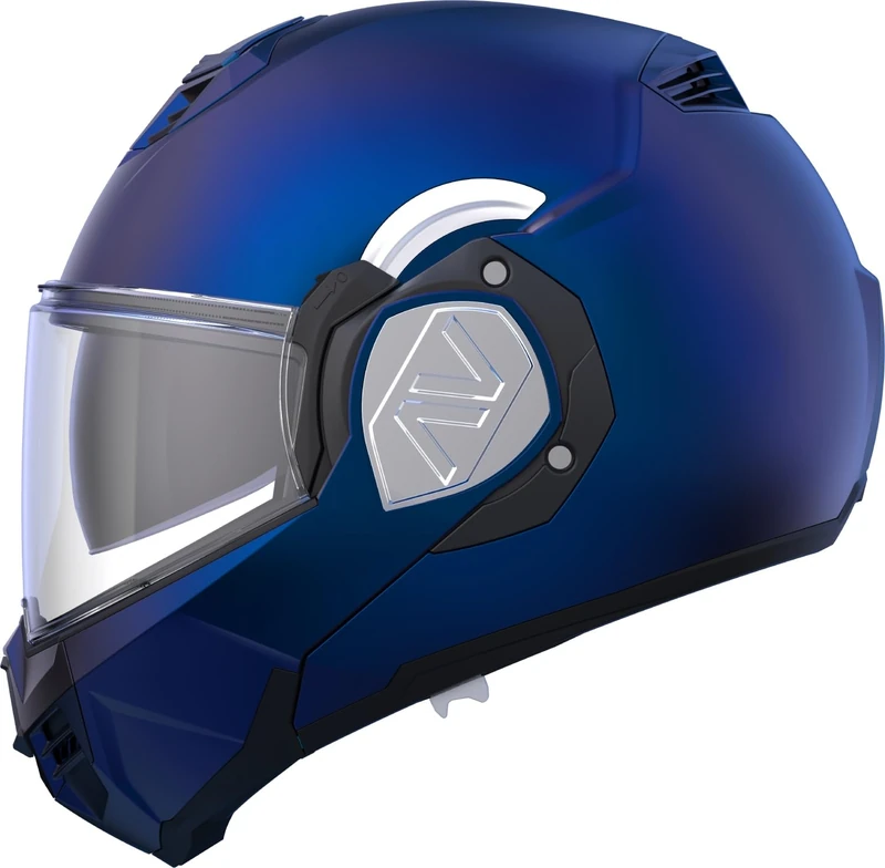 LS2, Modular Motorcycle Helmet ADVANT SOLID Navy Blue, M
