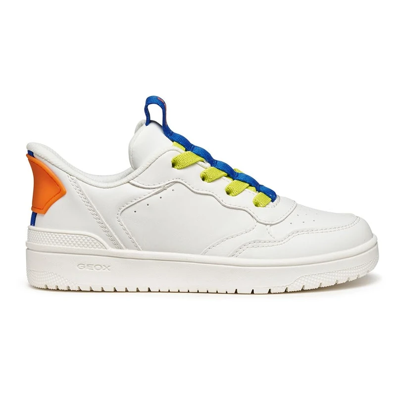 Geox Junior J Washiba Fast in Boy Sneakers, White/Royal, 36 EU