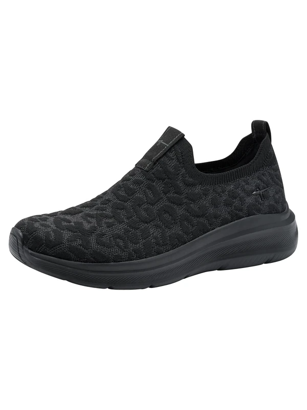Tamaris Comfort Women’s VeganSlip-On Sneakers, Black Uni, 3,5 UK