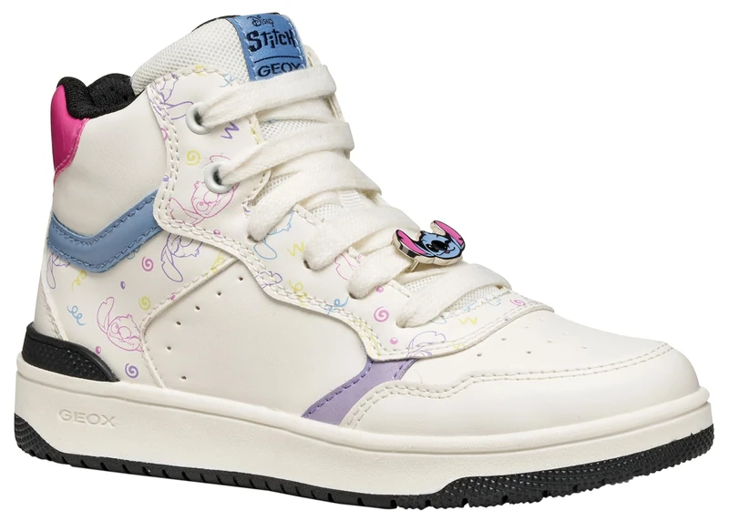 Geox Junior J Washiba Girl Sneakers White/Multicolor 37_EU