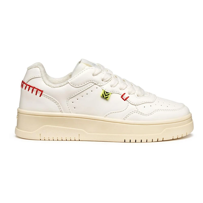 Geox J LESTRELLA Girl Sneaker, White, 12.5 UK