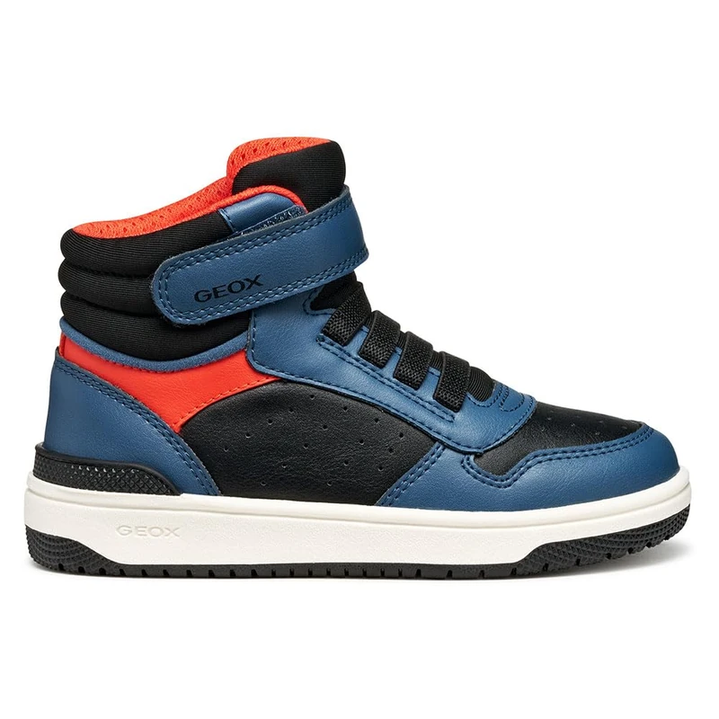 Geox Junior J Washiba Boy Sneakers Black/Blue, 39 EU